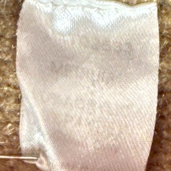 Lumiere Women’s Medium Tan Popcorn Bobble Knit Pullover Sweater Textured Cozy 3D - Picture 7 of 8